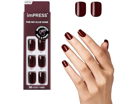 KISS imPRESS No Glue Mani Press On Nails