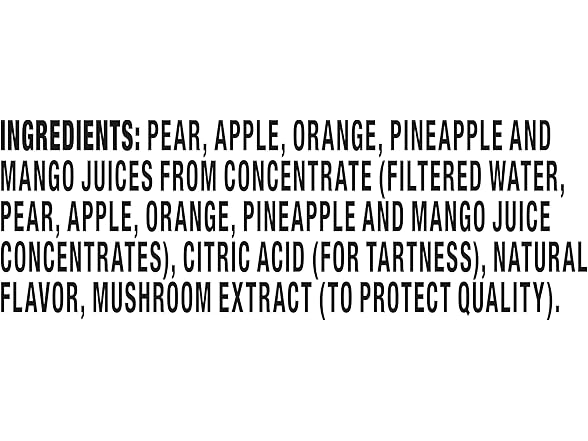 10CT Capri Sun Mango Pineapple Flavored 100% Juice