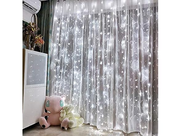 Honche Led Curtain String Lights with Re