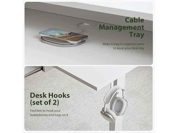Agilestic Electric Desk with 2 Drawers