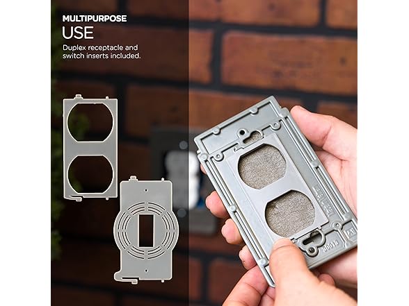 Outdoor Outlet Cover 2pk Metal