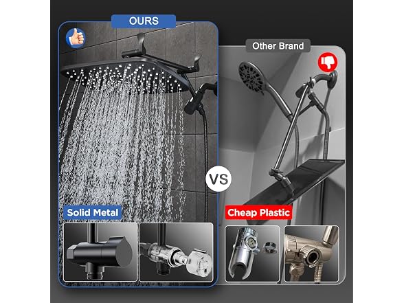 Veken 11.8in High Pressure Shower Head