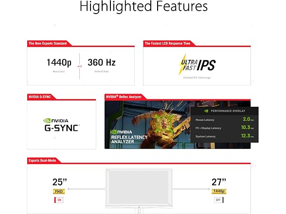 ASUS ROG Swift PG27AQN Gaming Monitor
