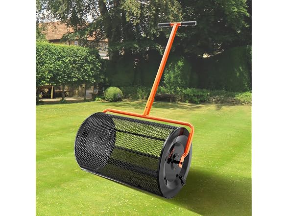 Compost Spreader, 24.4-25.6" Height Adjustable