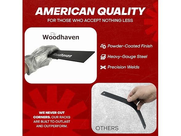  Woodhaven 10-Foot Firewood Rack 