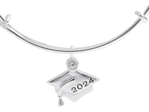 Alex Ani 2024 Graduation Cap Charm Bangle
