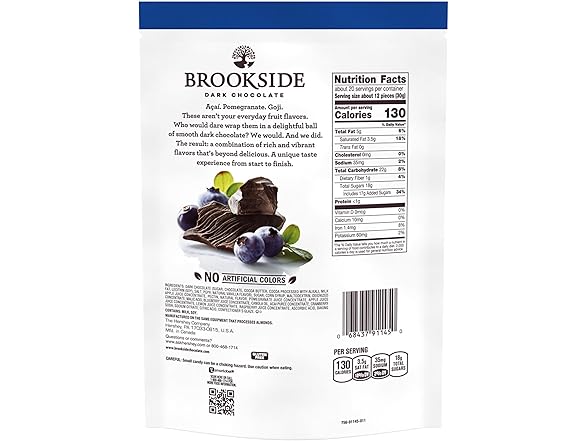 Brookside Dark Choc Acai Blueberry 21oz