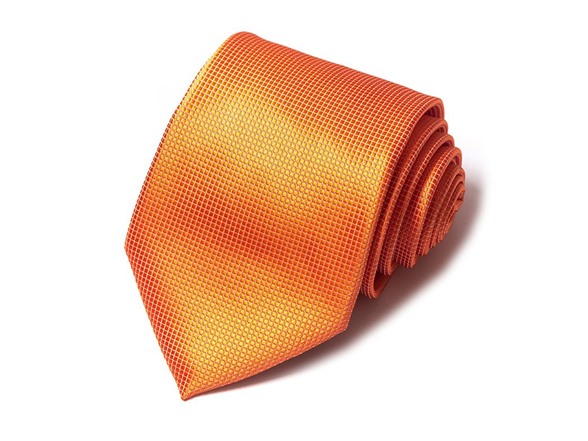 Formal Men’s Necktie - Sunset Pixel Pattern