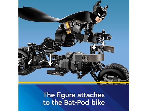 LEGO DC Batman Figure & The Bat-Pod Bike Building Toys