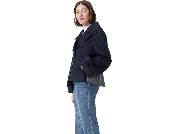 Dee Ocleppo Women's Hallie Cropped Trench Coat