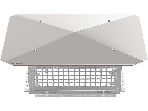 Chimney Cap, 8\" x 17\" Flue Caps, 304 Stainless