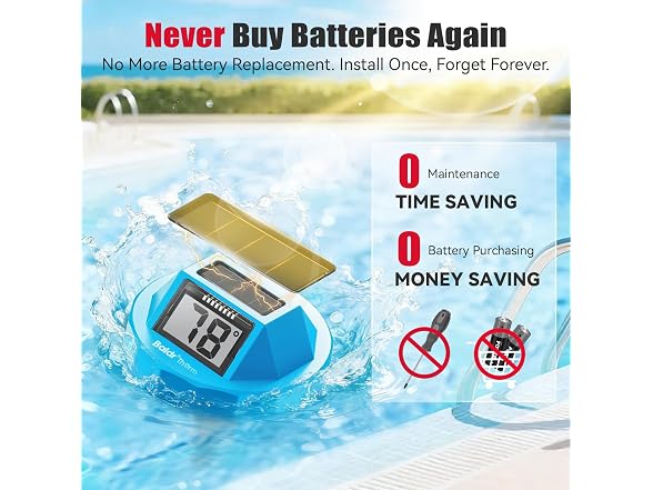 BaldrTherm Pool Thermometer Digital Floating