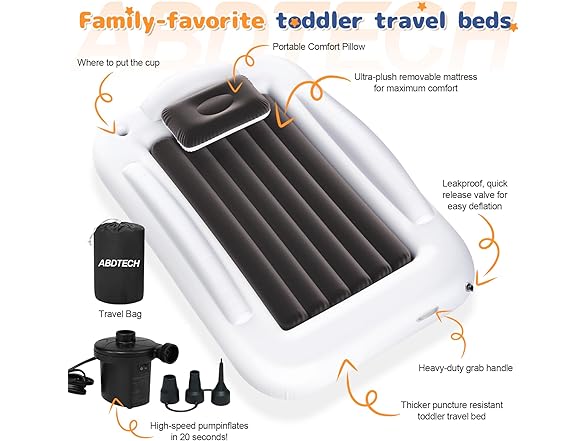 Abdtech Kids Travel Bed