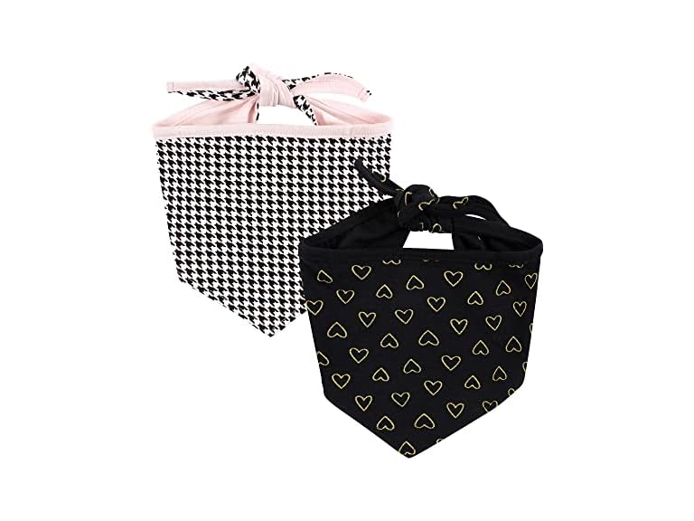 Luvable Friends Dog Reversible Pet Dog and Cat Bandana Bibs
