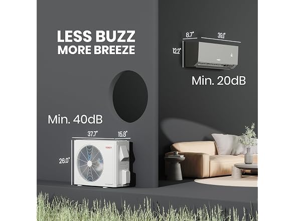 TOSOT Aoraki 18,000 BTU Mini Split, 230V Black