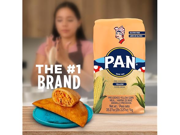 PAN Pre Cooked Yellow Corn Meal 2.2lb 10 Pack