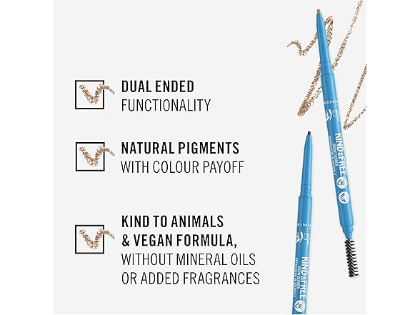 Rimmel Kind & Free Brow Definer, 002 Taupe