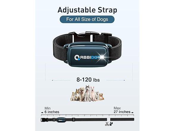 ABBIDOT Dog Training Collar, 3300 ft