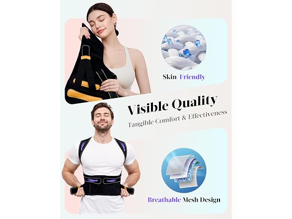pluclike Posture Corrector for Women and Men,