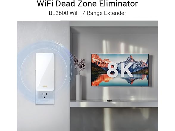 ASUS RP-BE58 0 ASUS RP-BE58 BE3600 WiFi 7 Dual-Band Range