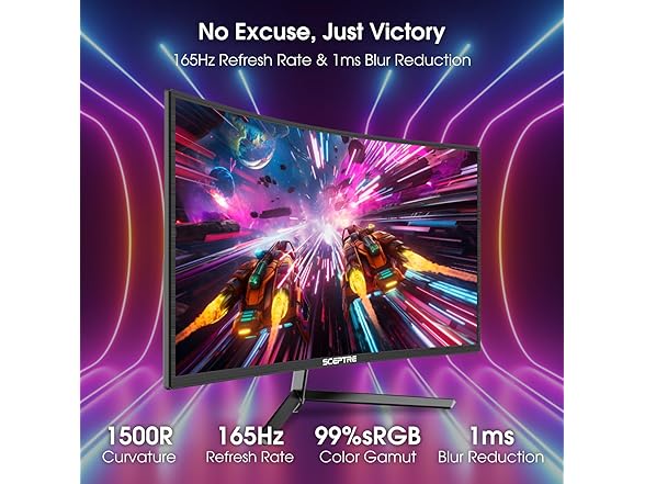 Sceptre 24" FHD Curved Monitor | C248B-FWT168