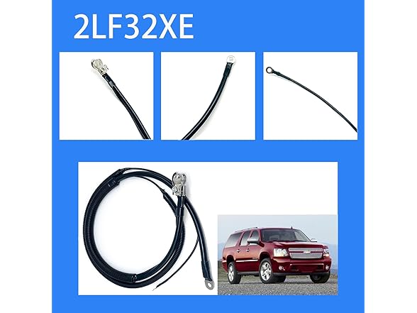 Negative Battery Cable 2LF32XE Chevy