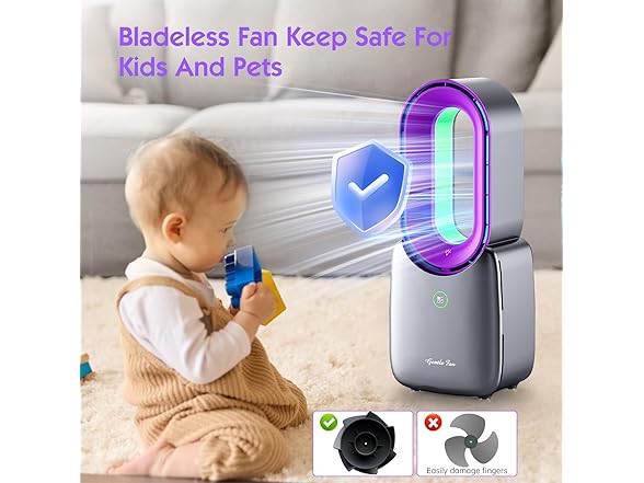 Misby Rechargeable Desk Fan