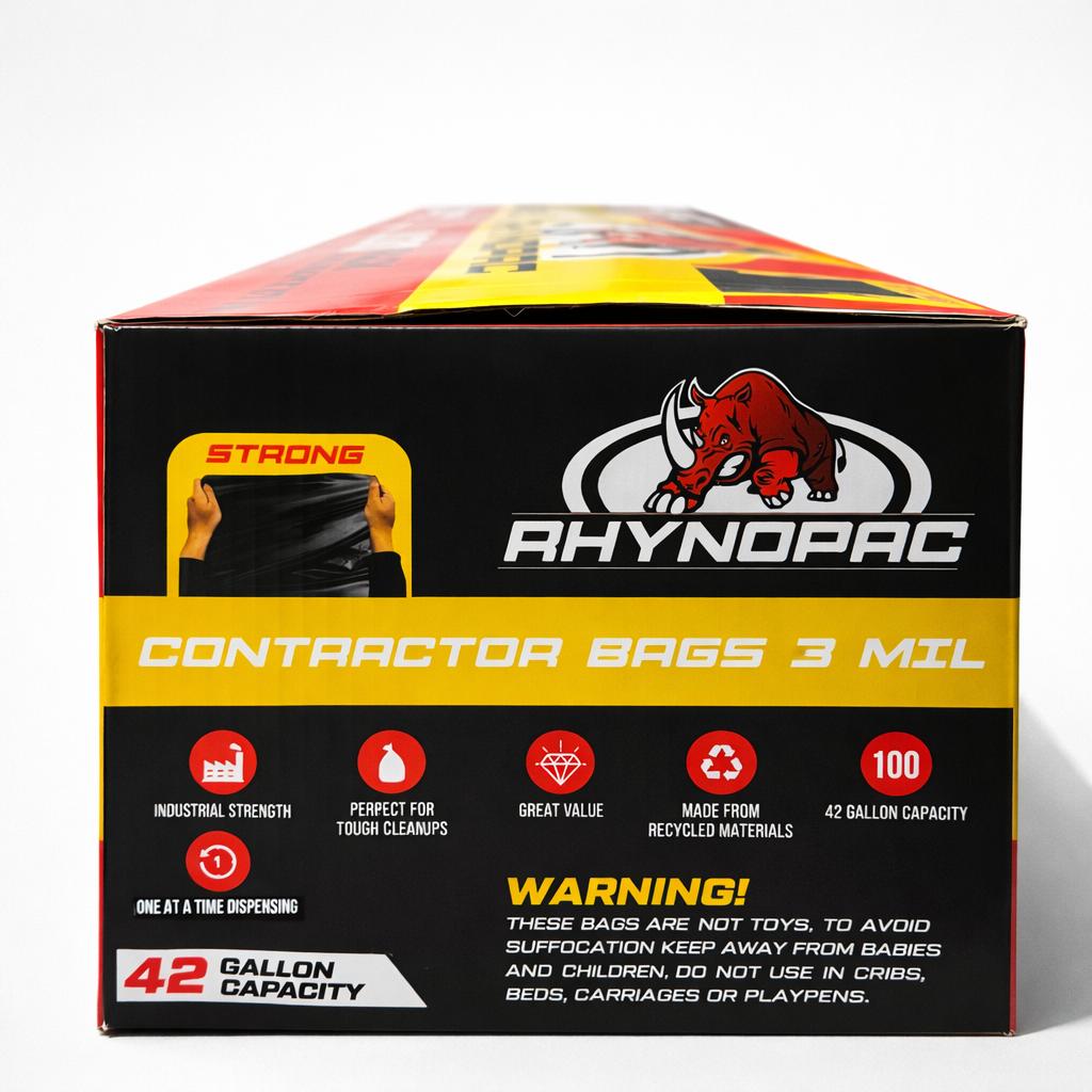 42 Gallon 3 Mil Contractor Trash Bag - Gallery 18