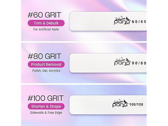 PANA Jumbo Double-Sided Emery Nail File