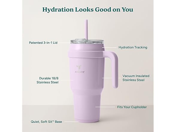 REDUCE 40 oz Stainless Steel Tumbler