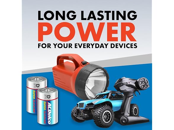 (8 Count) ACDelco D Batteries