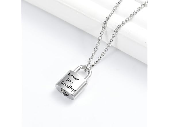 RJCMJDEU Lock Urn Necklace for Ashes