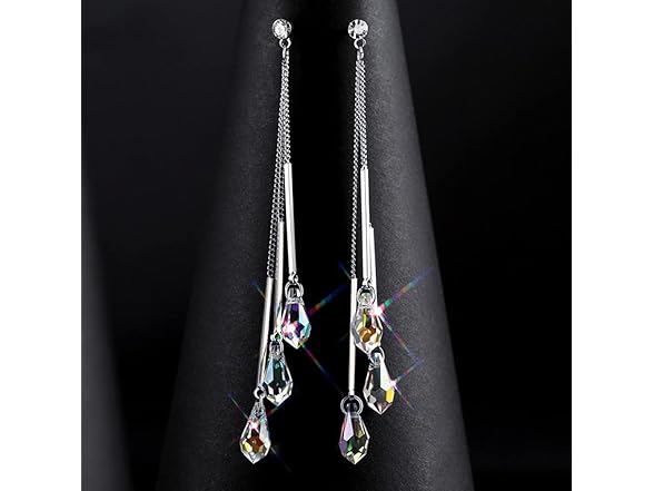 Daily New Long Shape Fringed Crystal