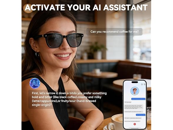 warchody 2026 AI Bluetooth Glasses