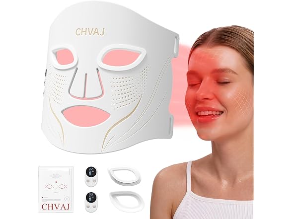 Wireless LED Red Light Therapy Mask