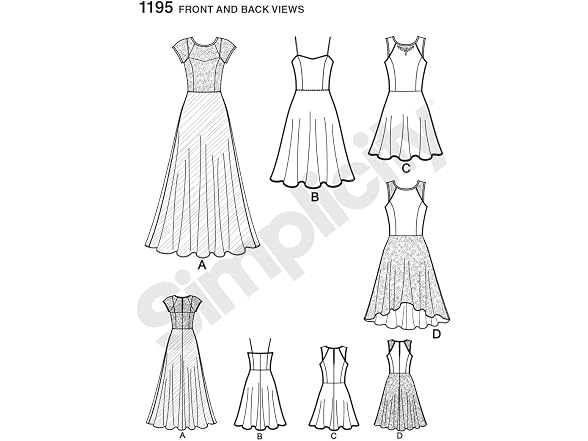 Simplicity 1195 Women's Evening, Special