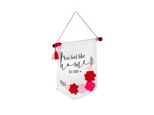 Valentine's You Feel Like Home Banner