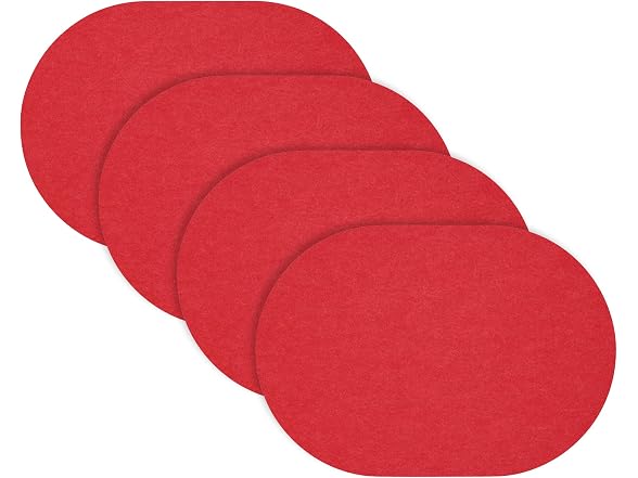 Fortessa Loft Felt Placemat, (Set of 4), Cherry