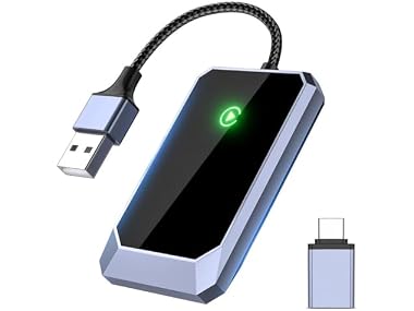 $12.99, Was $70.99, 81% Off! TERUNSOUl Wireless Carplay Adapter (for Apple iPhone iOS 10+) dealfomo