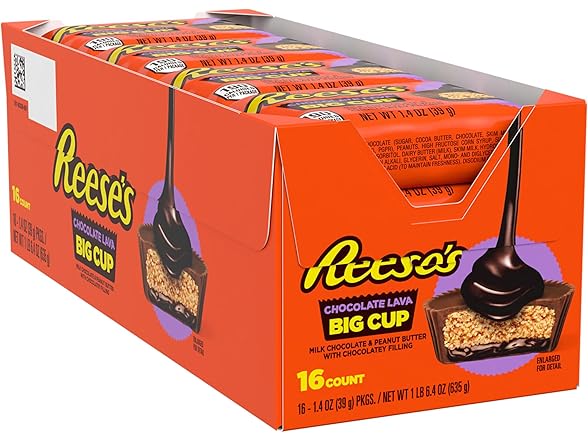 Reeses Big Cup Choc Lava PB Cups 1.4oz 1