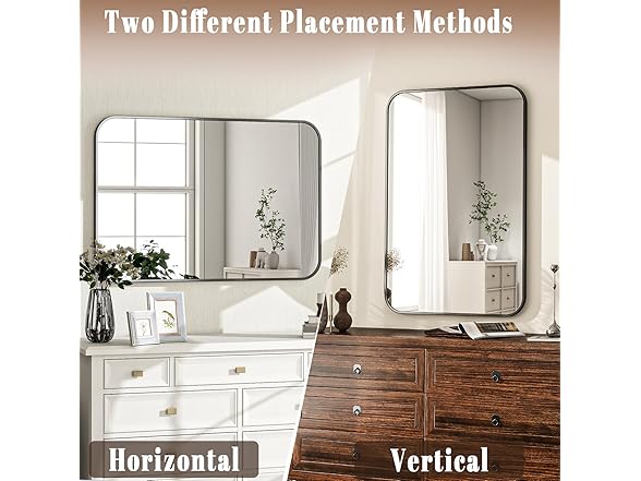 Riskioir 20x28 Inch Bathroom Mirror