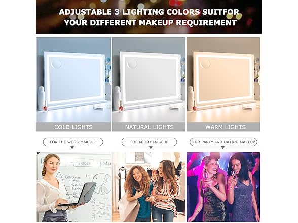 LilyHome LilyHome Makeup Vanity Mirror with Light