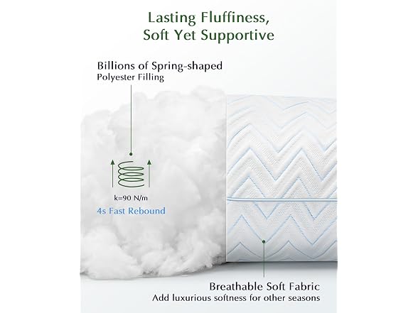 DIORIS Cooling Pillows Queen Set of 2