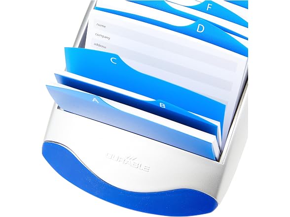  Durable Telindex Desk Address Card File