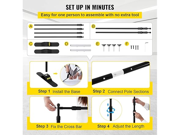 VEVOR 10 x 8 Ft Backdrop Banner Stand