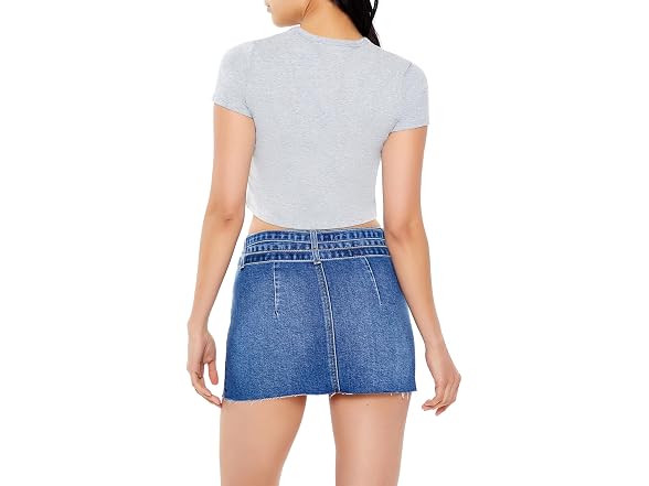 Forever 21 Cropped Crew Tee