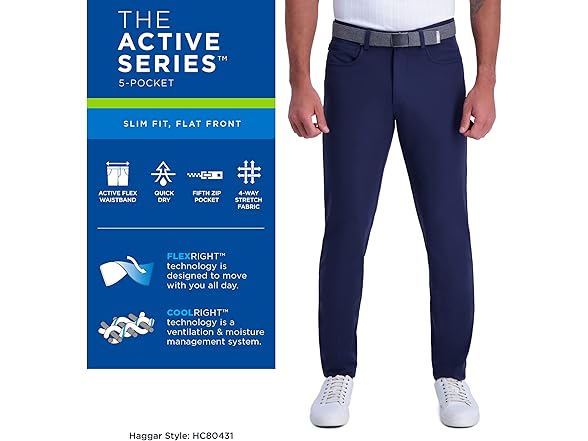 Haggar Men's Pant Black (29x32)