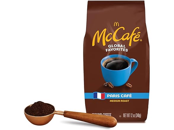 McCafe Paris Café, Ground Coffee, Medium Roast, 12oz