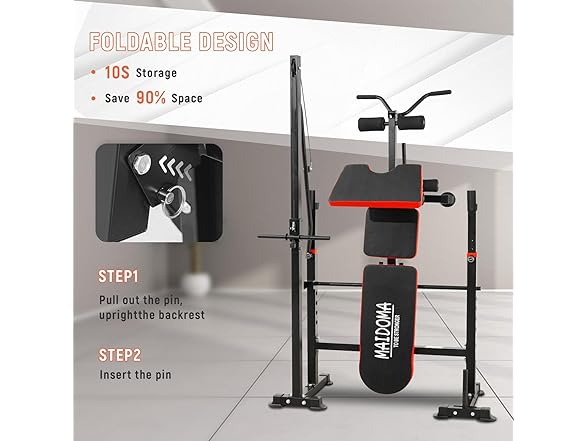 MAIDOMA 8 IN 1 Weight Bench