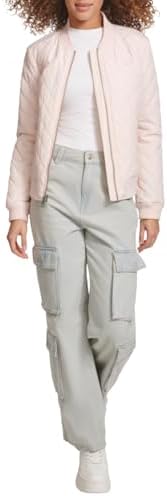 Levi's Women's Diamond Quilted Bomber (Large)